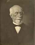 105137 Portret van dr. M. Imans, geboren 1822, directeur van het stedelijk ziekenhuis te Utrecht, overleden 1900. ...